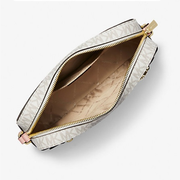 MICHAEL KORS Large Logo Blush and Cream Crossbody Bag. NEW with tags. 🔥 - Picture 4 of 4